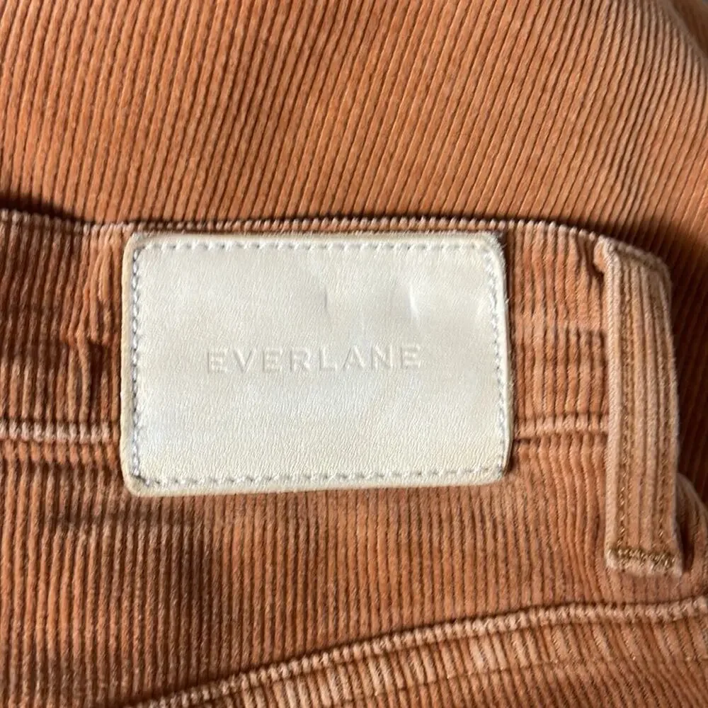 Everlane Baby Cord Cheeky Pants Straight Leg Golden Brown Size 25